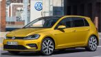 VW golf R 2017 jaune