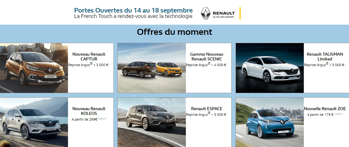 Portes ouvertes Renault Septembre 2017